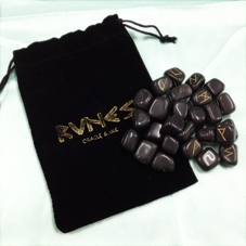 ルーンセット ブラックアゲート