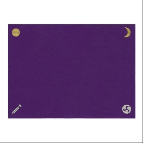 『日本の神様カード』リーディングマット（古代紫色）
