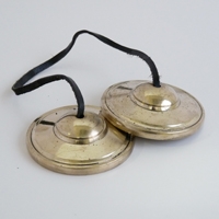 チベタンベル(無地)ゴールド